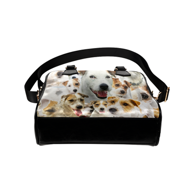 Parson Russell Terrier Face Shoulder Handbag