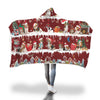 Beagle Snow Christmas Hooded Blanket