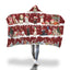 Labrador Retriever Snow Christmas Hooded Blanket