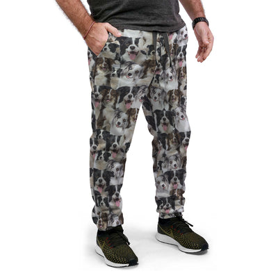 Border Collie Full Face Joggers