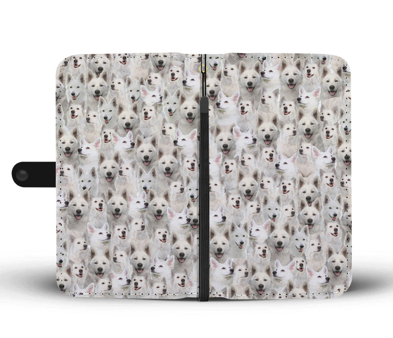 Berger Blanc Suisse Full Face Wallet Case