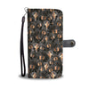 Black and Tan Coonhound Full Face Wallet Case