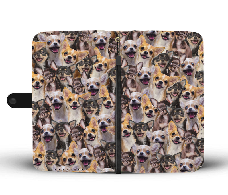 Chihuahua Full Face Wallet Case