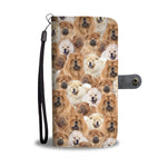 Chow Chow Full Face Wallet Case