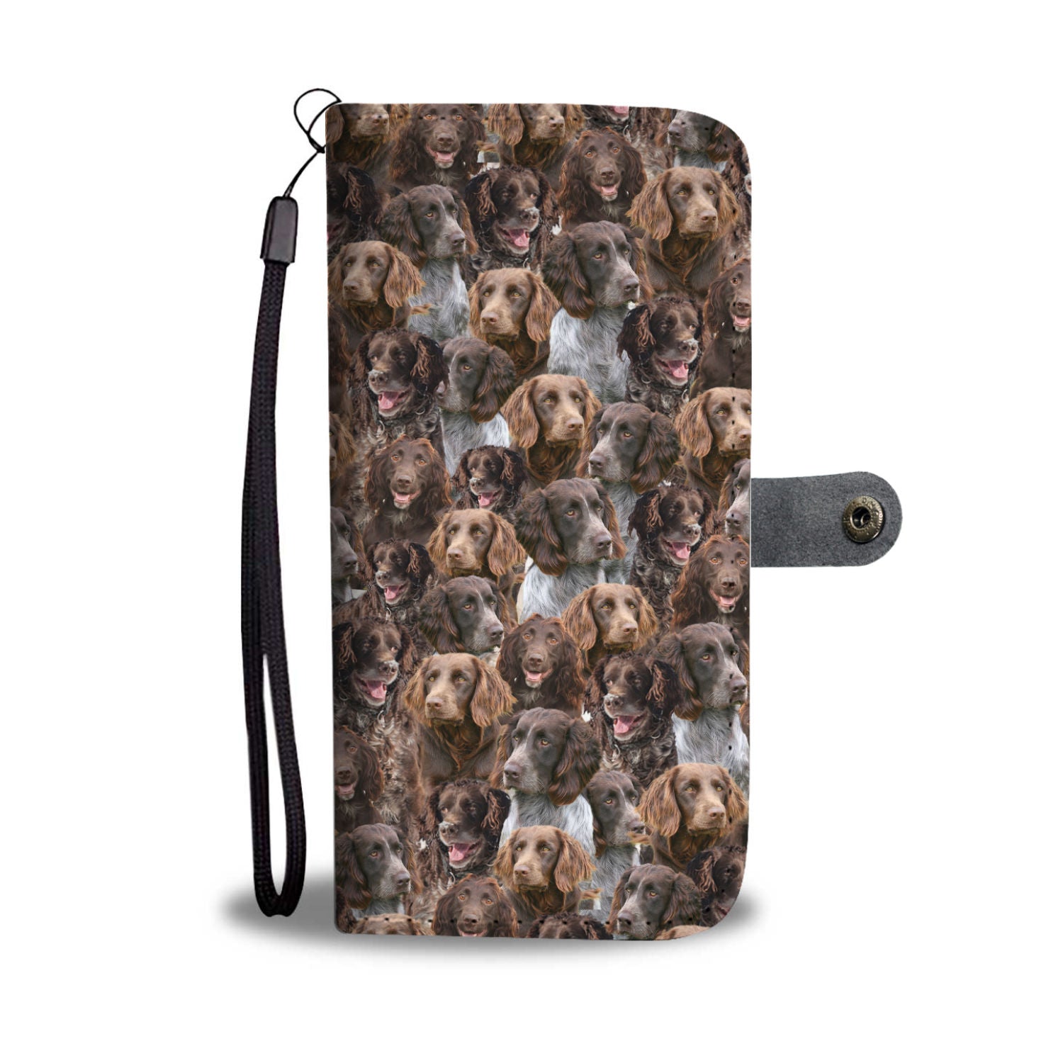 German Spaniel Full Face Wallet Case