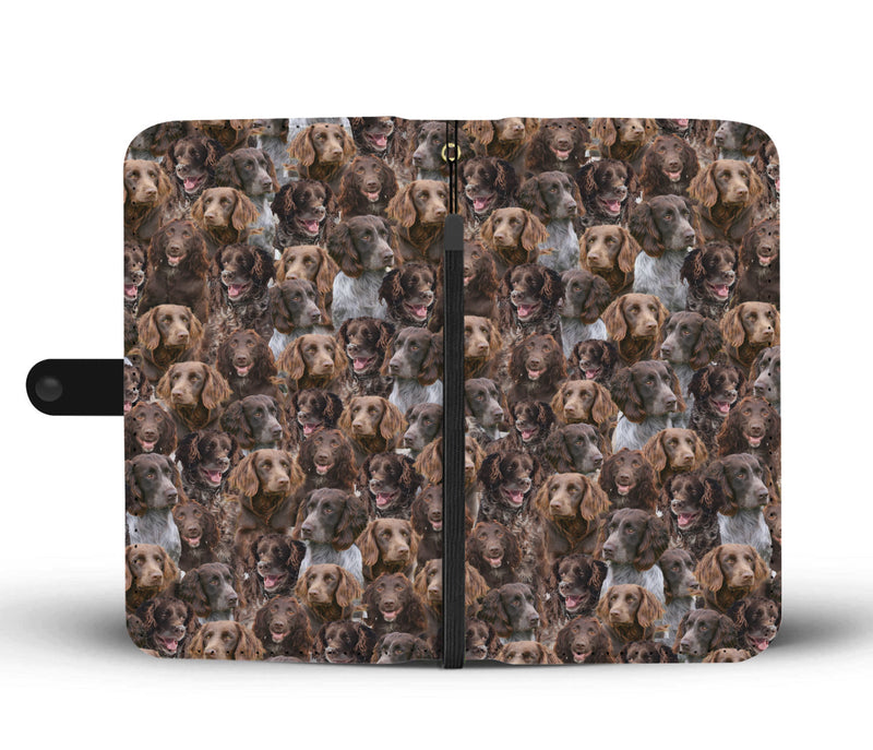 German Spaniel Full Face Wallet Case