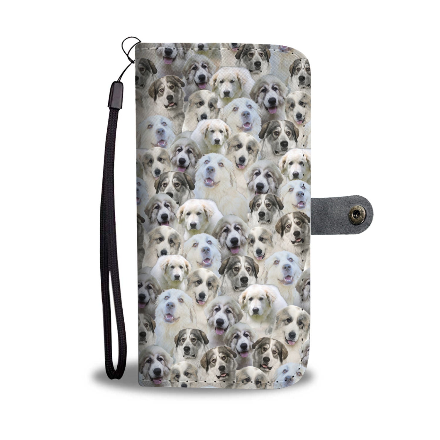 Great Pyrenees Full Face Wallet Case