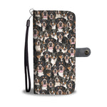 Greater Swiss Mountain Dog Full Face Wallet Case