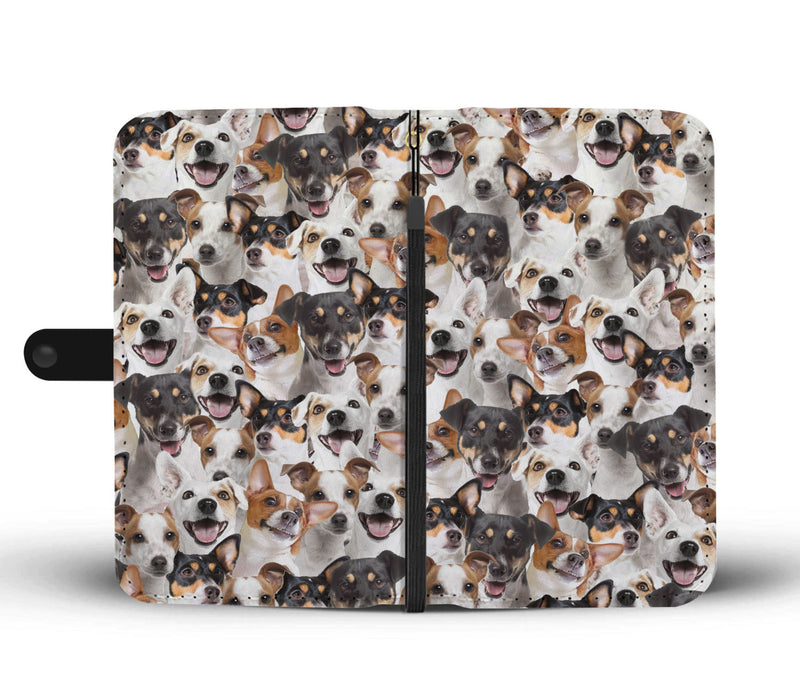 Jack Russell Terrier Full Face Wallet Case