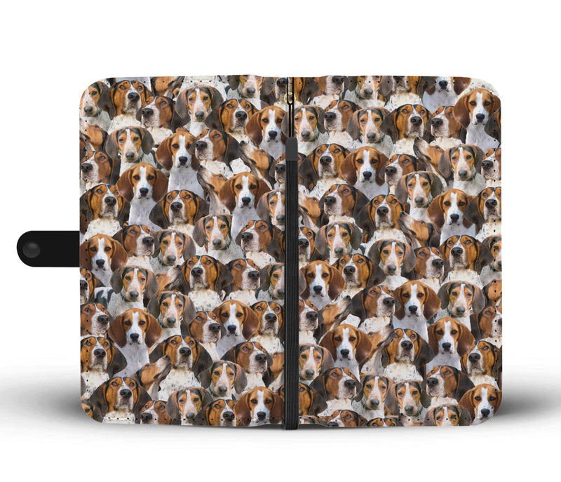 Treeing Walker Coonhound Full Face Wallet Case