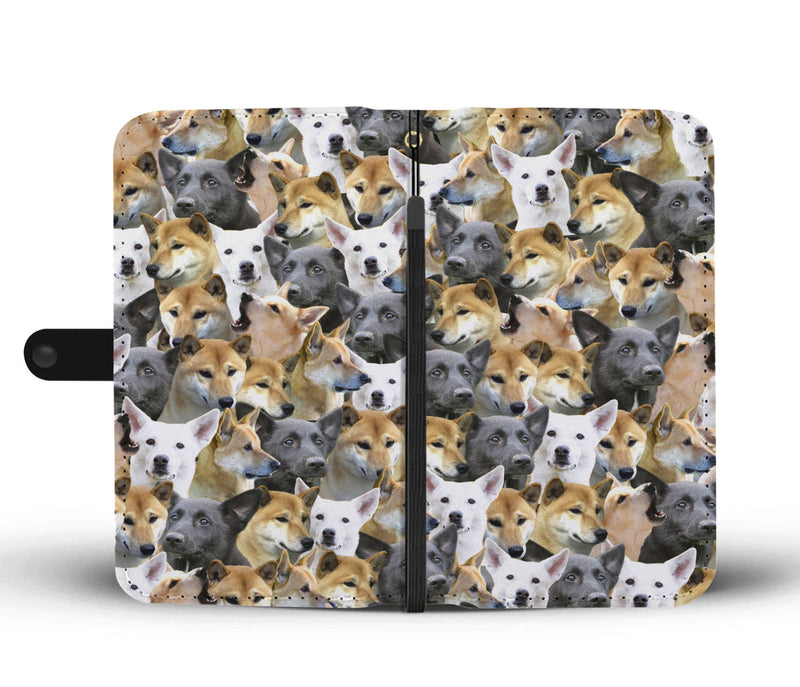 Canaan Dog Full Face Wallet Case