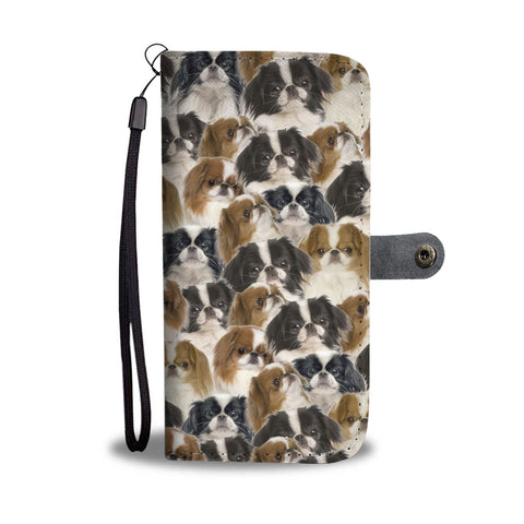 Japanese Chin Full Face Wallet Case