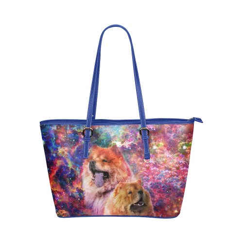 Chow Chow Leather Tote Bag