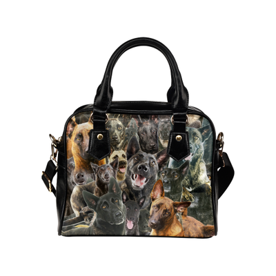 Dutch Shepherd Face Shoulder Handbag