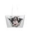 German Shorthaired Pointer Leather Tote Bag
