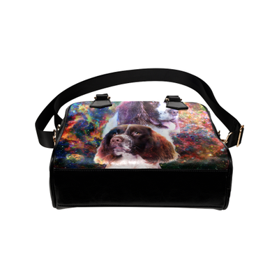 English Springer Spaniel Yin Yang Shoulder Handbag