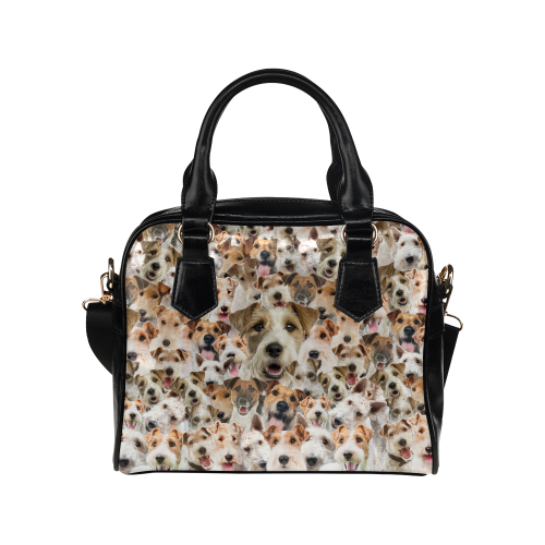 Fox Terrier Face Shoulder Handbag