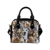 Greyhound Face Shoulder Handbag