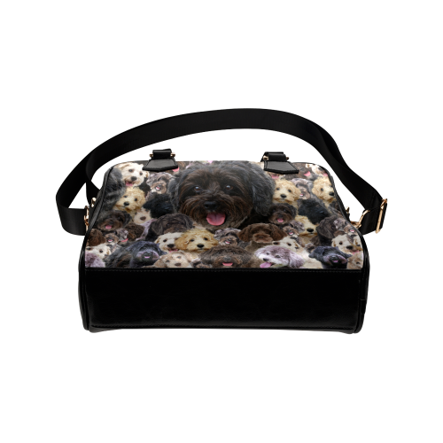 Schnoodle Face Shoulder Handbag