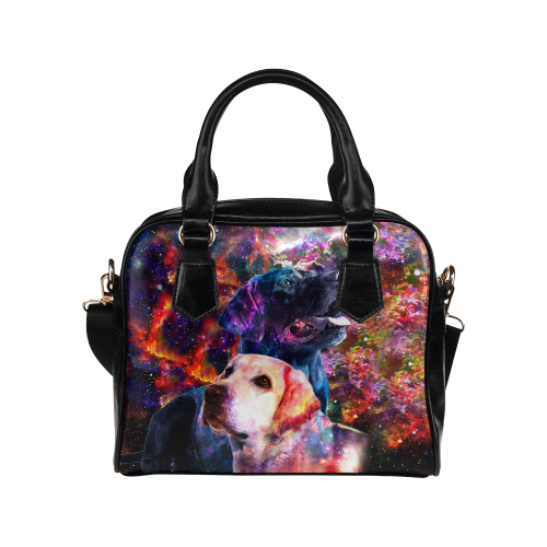 Labrador Yin Yang Shoulder Handbag