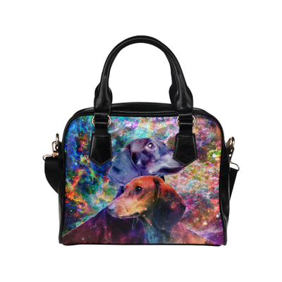 Dachshund Yin Yang Shoulder Handbag