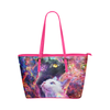 Cat Leather Tote Bag