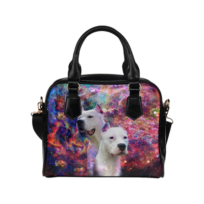 Dogo Argentino Yin Yang Shoulder Handbag