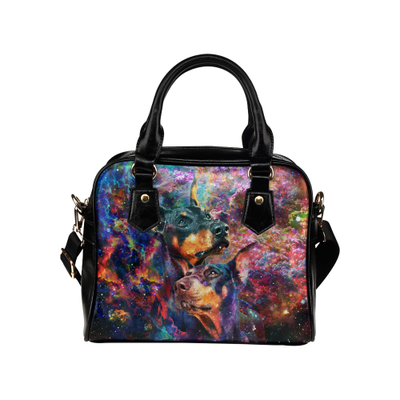 Dobermann Yin Yang Shoulder Handbag