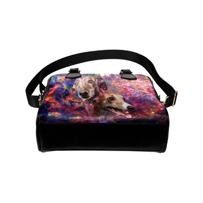 Greyhound Yin Yang Shoulder Handbag