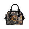 Bullmastiff Face Shoulder Handbag