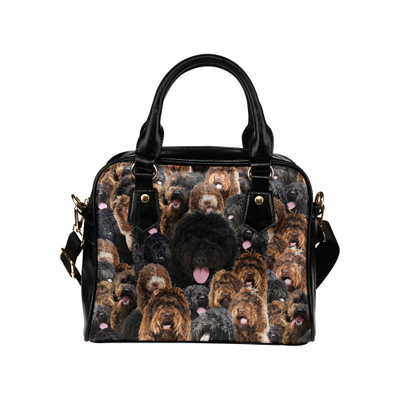 Barbet Face Shoulder Handbag