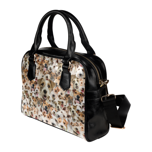 Fox Terrier Face Shoulder Handbag