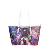 French Bulldog Leather Tote Bag