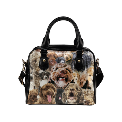 Spanish Water Face Shoulder Handbag