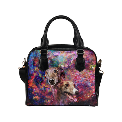 Greyhound Yin Yang Shoulder Handbag