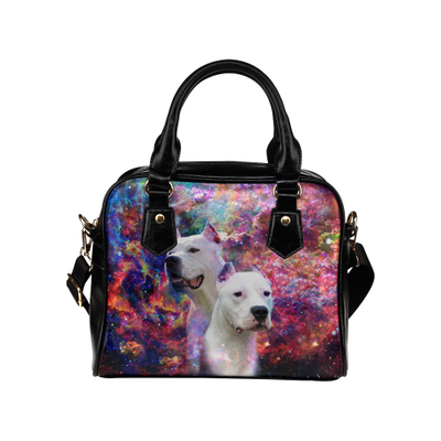 Dogo Argentino Yin Yang Shoulder Handbag