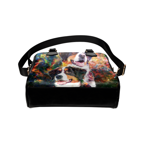 Bernese Mountain Yin Yang Shoulder Handbag