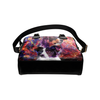 Border Collie Yin Yang Shoulder Handbag