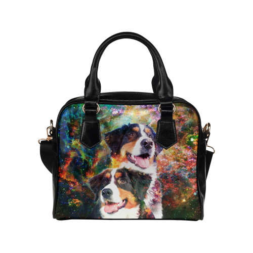 Bernese Mountain Yin Yang Shoulder Handbag