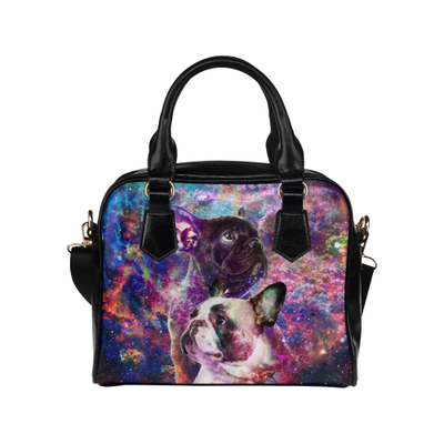 French Bulldog Yin Yang Shoulder Handbag
