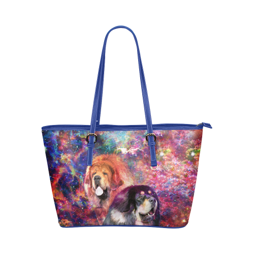 Tibetan Mastiff Leather Tote Bag