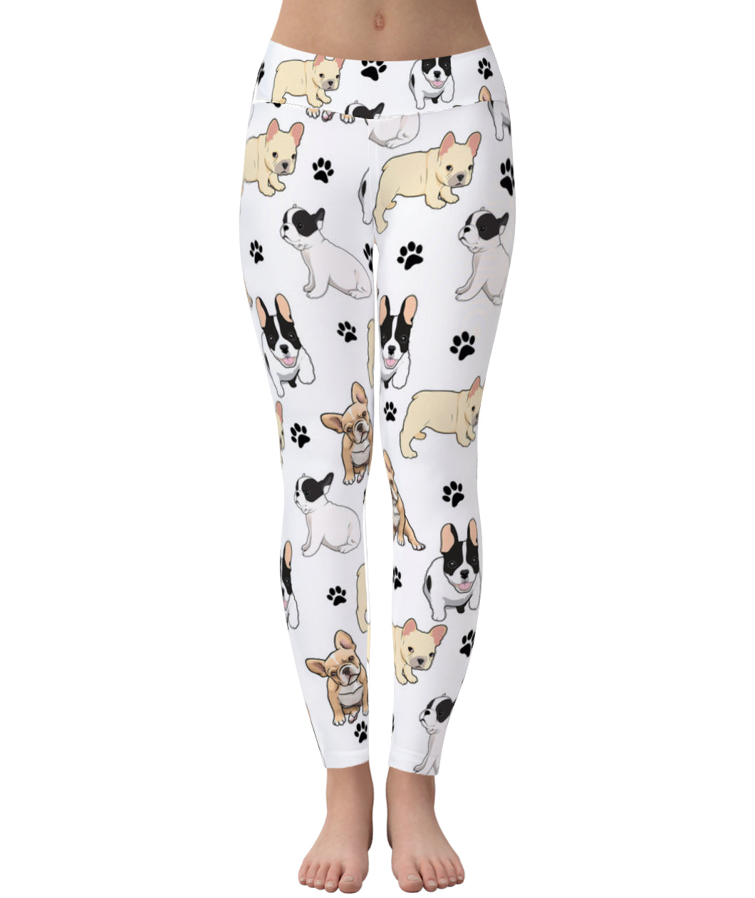 French Bulldog Paw Leggings