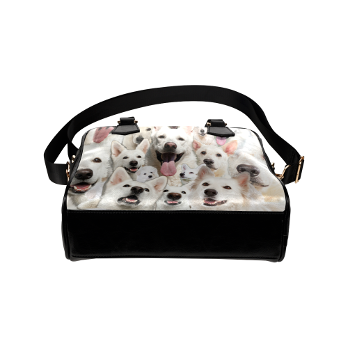 Berger Blanc Suisse Face Shoulder Handbag