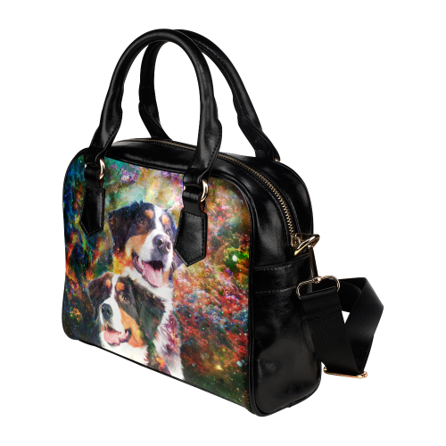 Bernese Mountain Yin Yang Shoulder Handbag