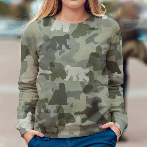 Afghan Hound - Camo - Premium Sweater