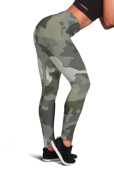 Afghan Hound Camo Legging