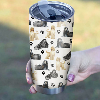 Afghan Hound Paw Tumbler Cup