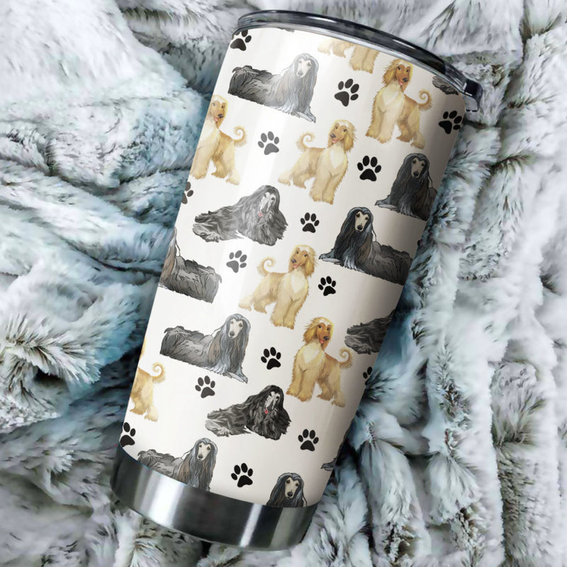 Afghan Hound Paw Tumbler Cup