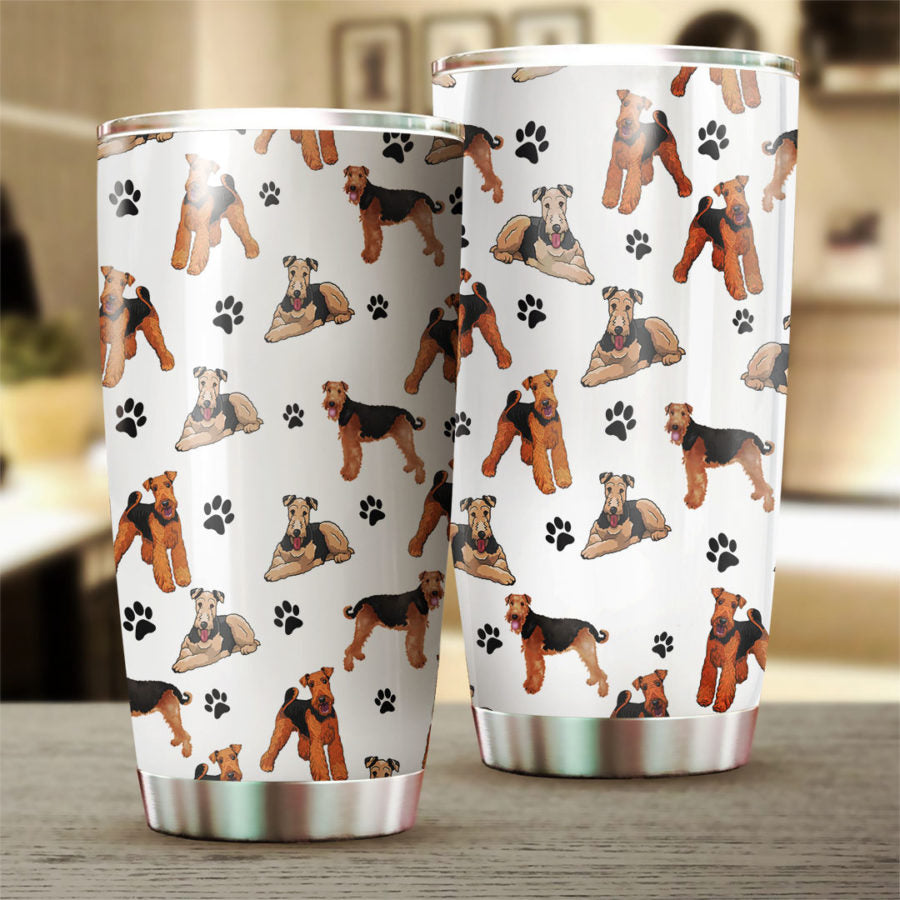 Airedale Terrier Paw Tumbler Cup