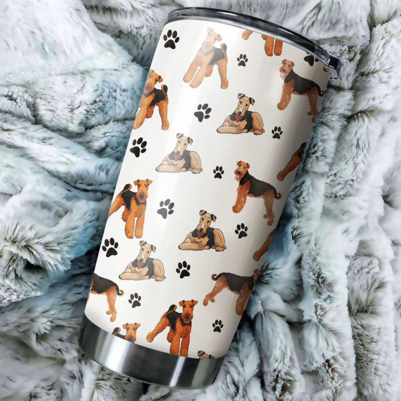 Airedale Terrier Paw Tumbler Cup